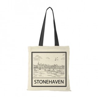 Black Handled Cotton Shopper product image